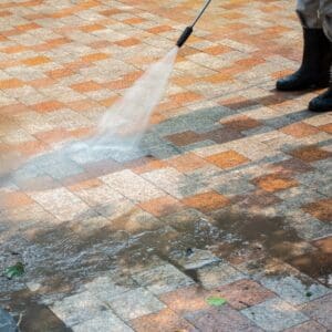 Pressure Wash pavers