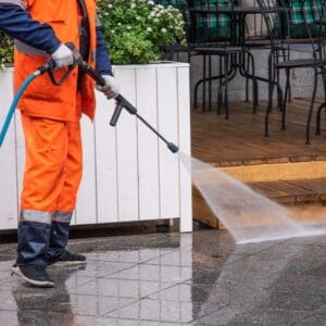 power wash restuarant